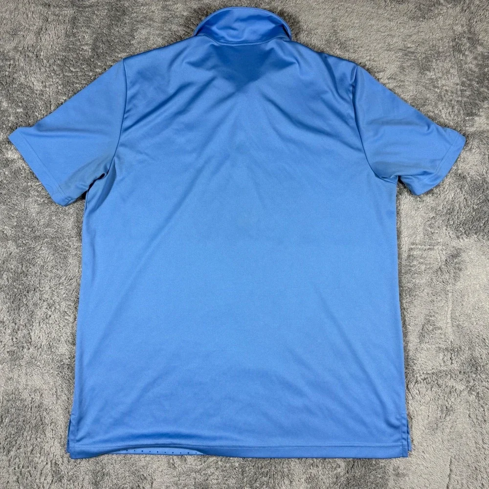 Adidas Pinehurst 1895 Performance Golf Polo Shirt Polka Dot All Over Print SZ XL